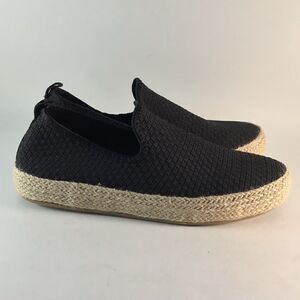 Enjoiya Journey womens espadrilles slip on shoes black size EU 41 US 11